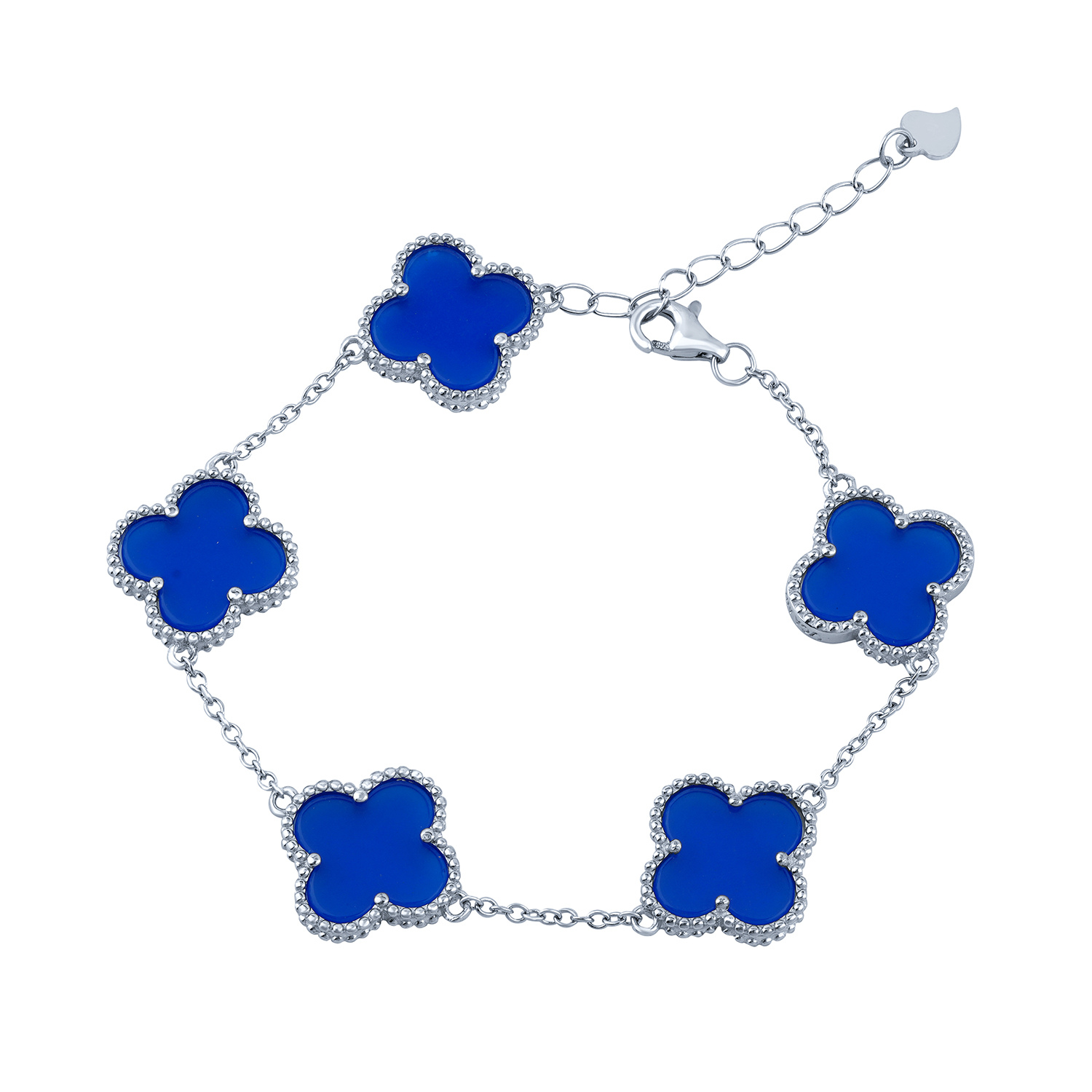 Blue Clover Bracelet