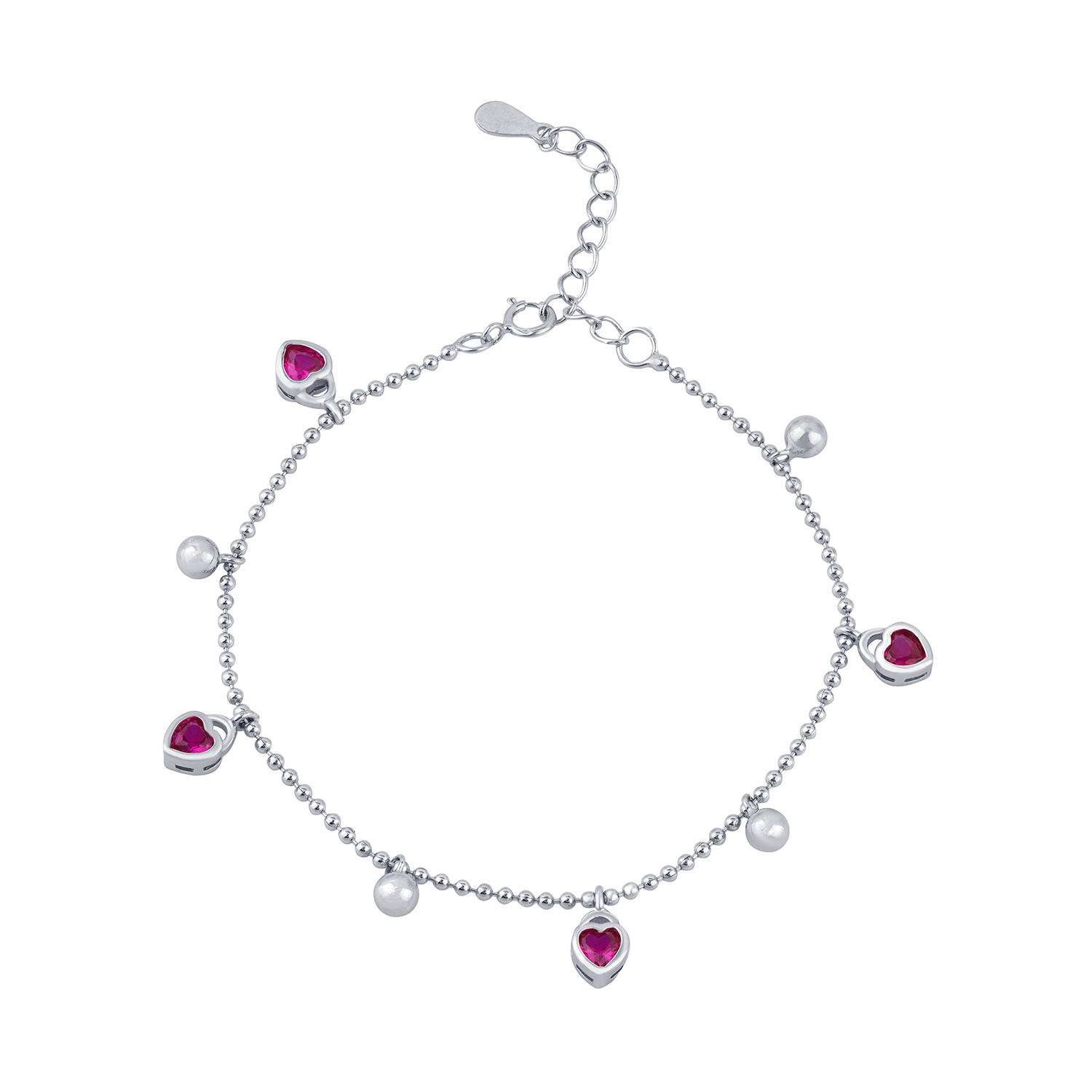Heart Charm Bracelet