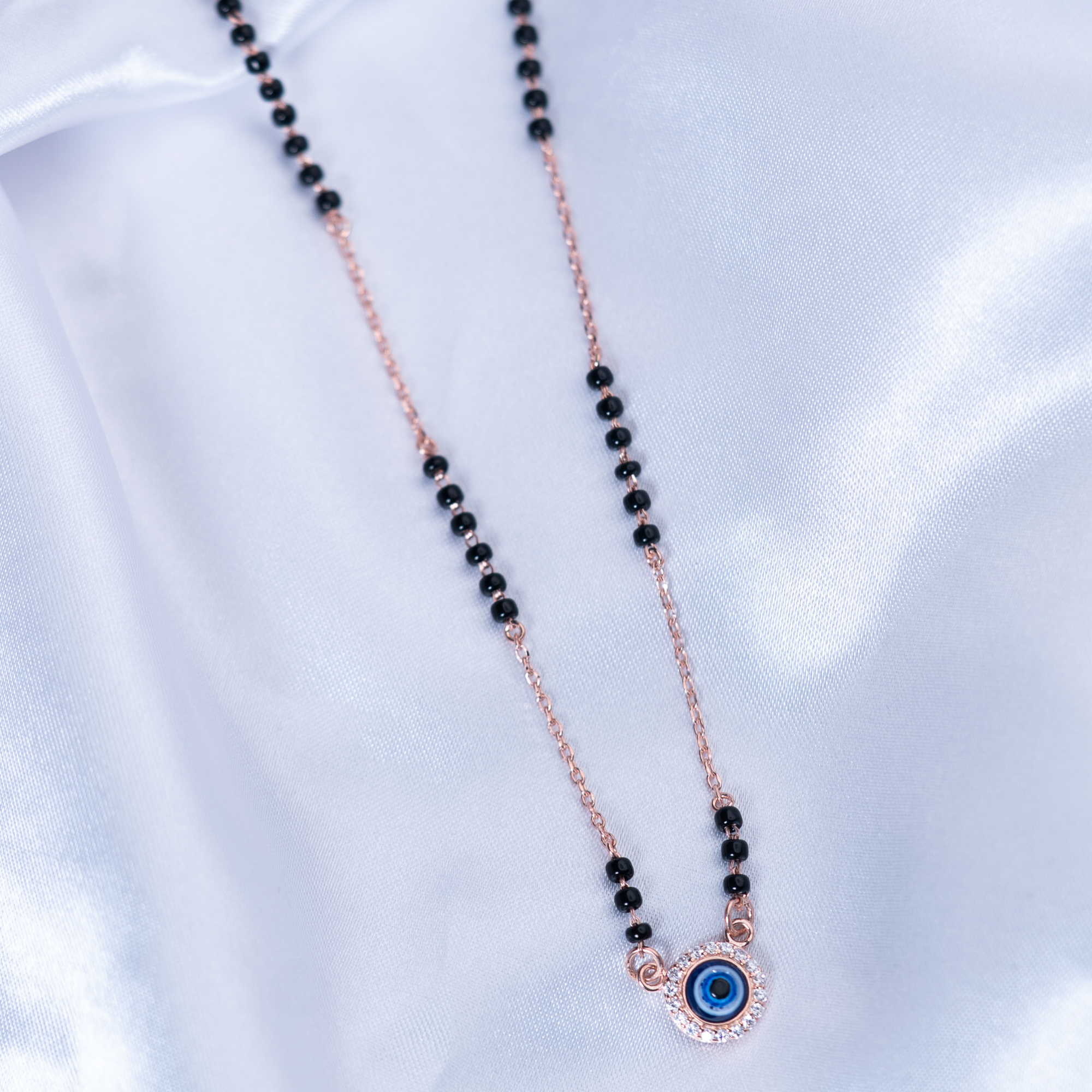 Sterling Silver Evil Eye Mangalsutra