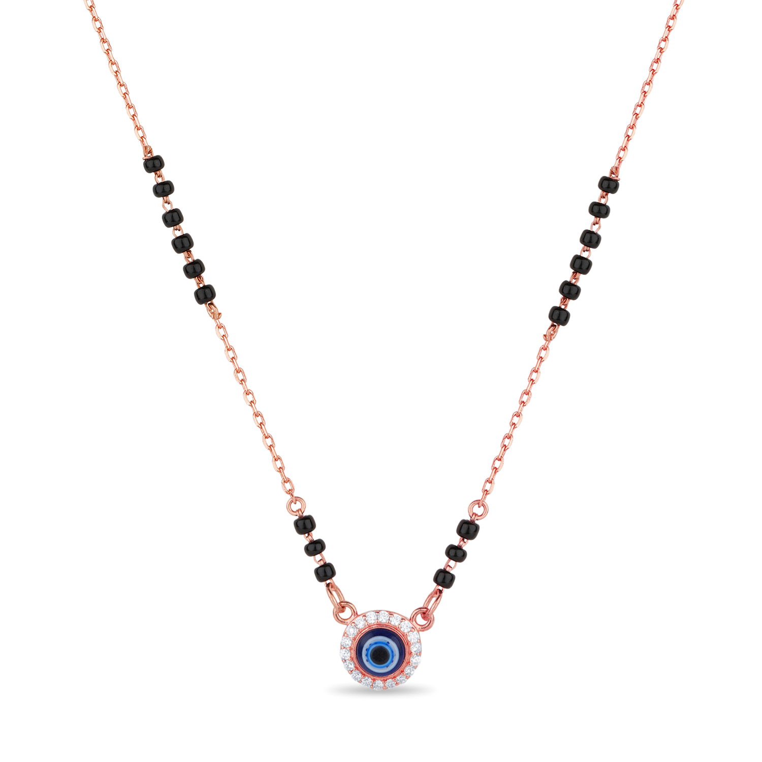 Sterling Silver Evil Eye Mangalsutra