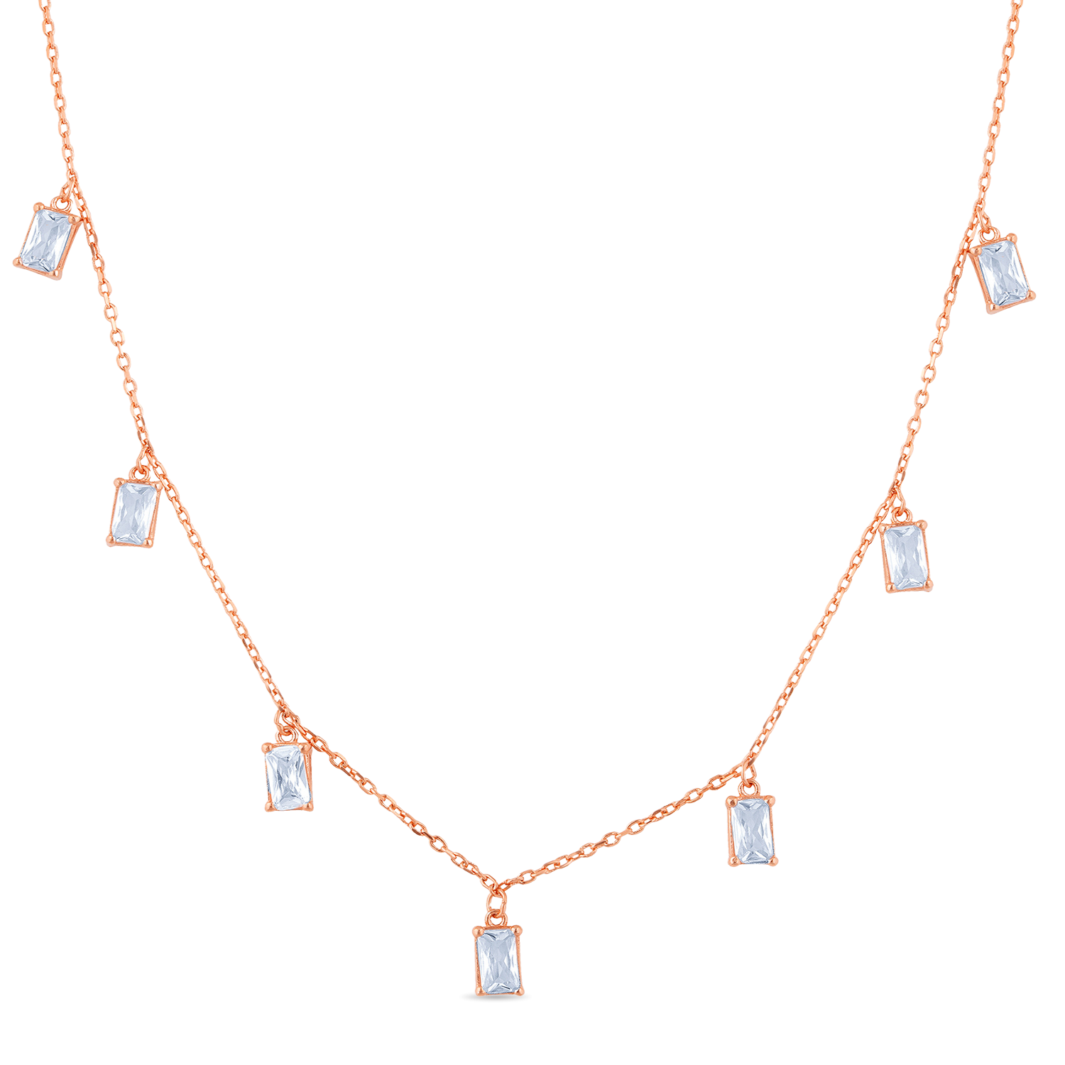 Tiny Cute Bar Drop Dangling Necklaces