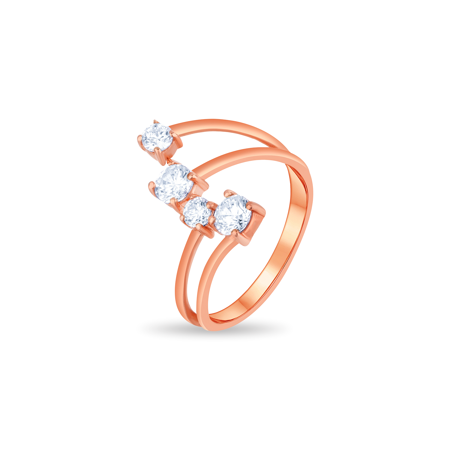 Rose Gold Openable Top Finger Rings