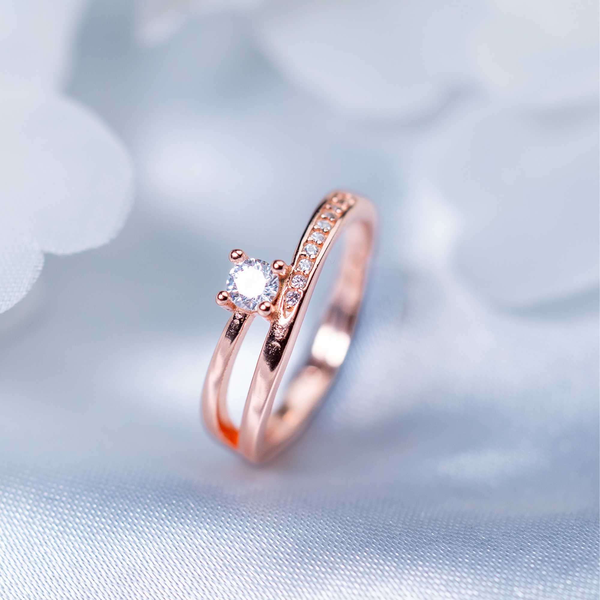 Luminous Stone Sterling Silver Ring