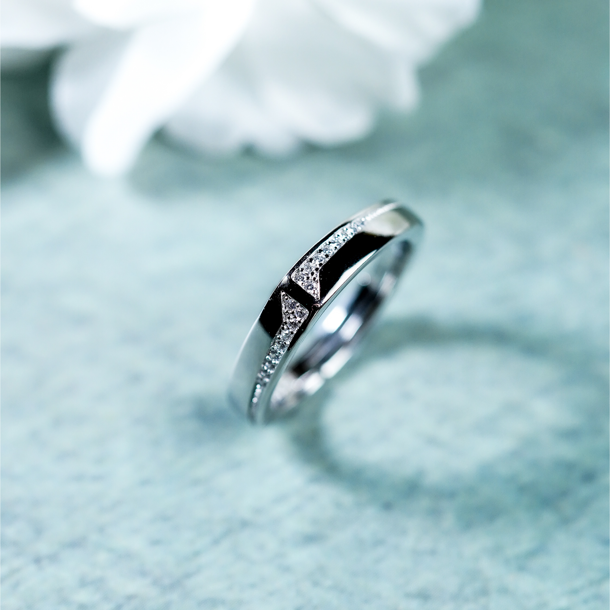 Noble Shine Sterling Silver Ring