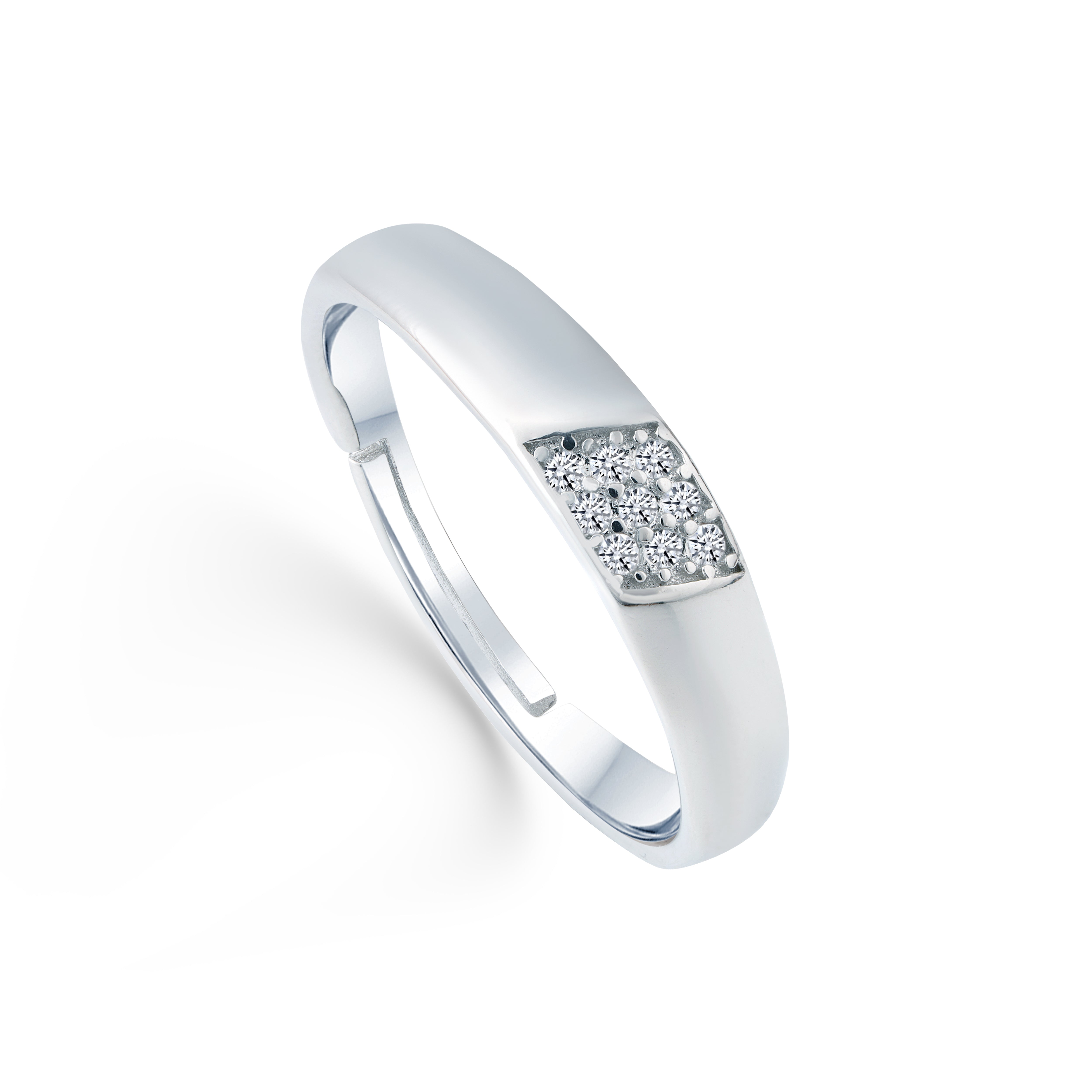 Dynasty Band Sterling Silver Ring