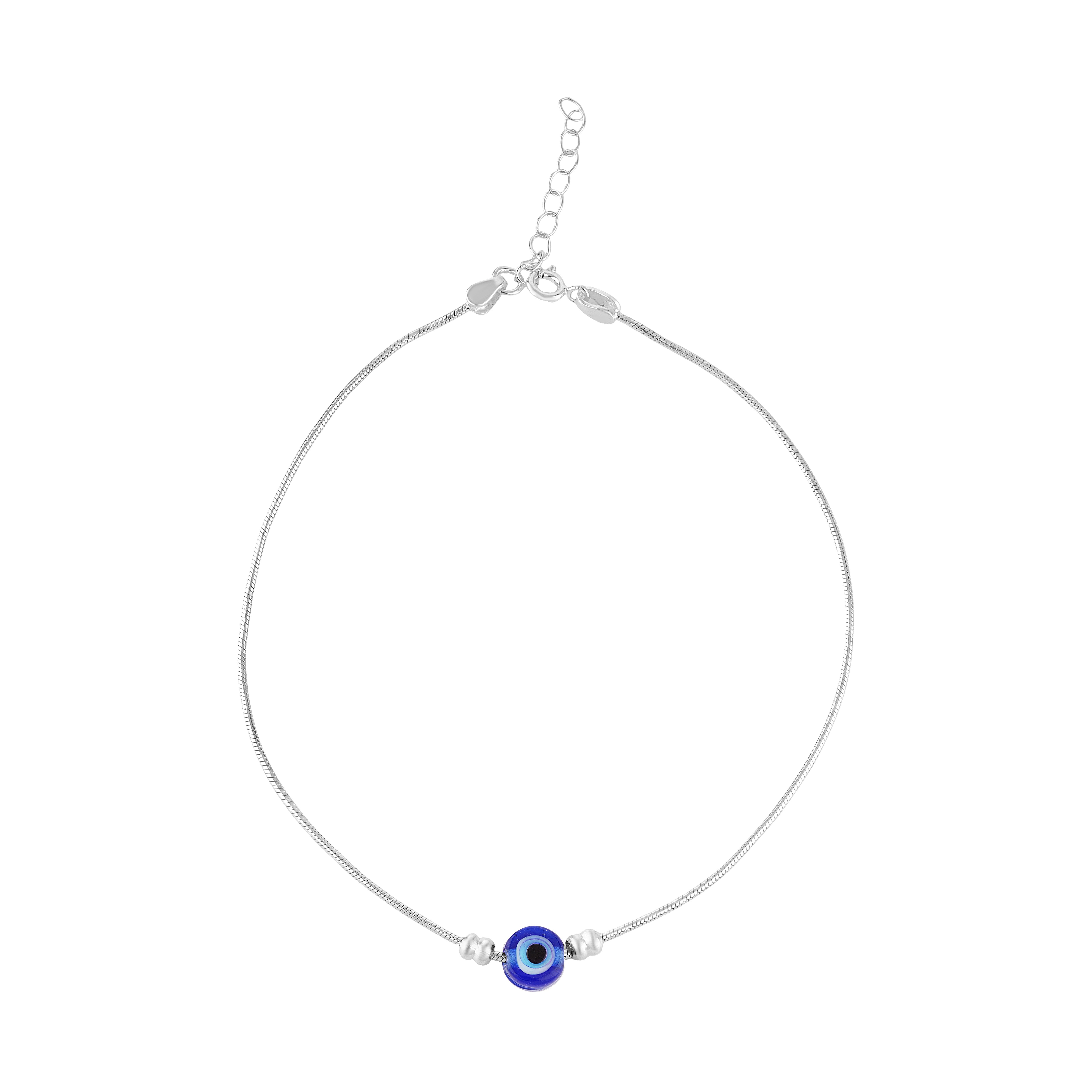 92.5 Sterling Pure Silver (Chandi) Nazariya Payal Anklet