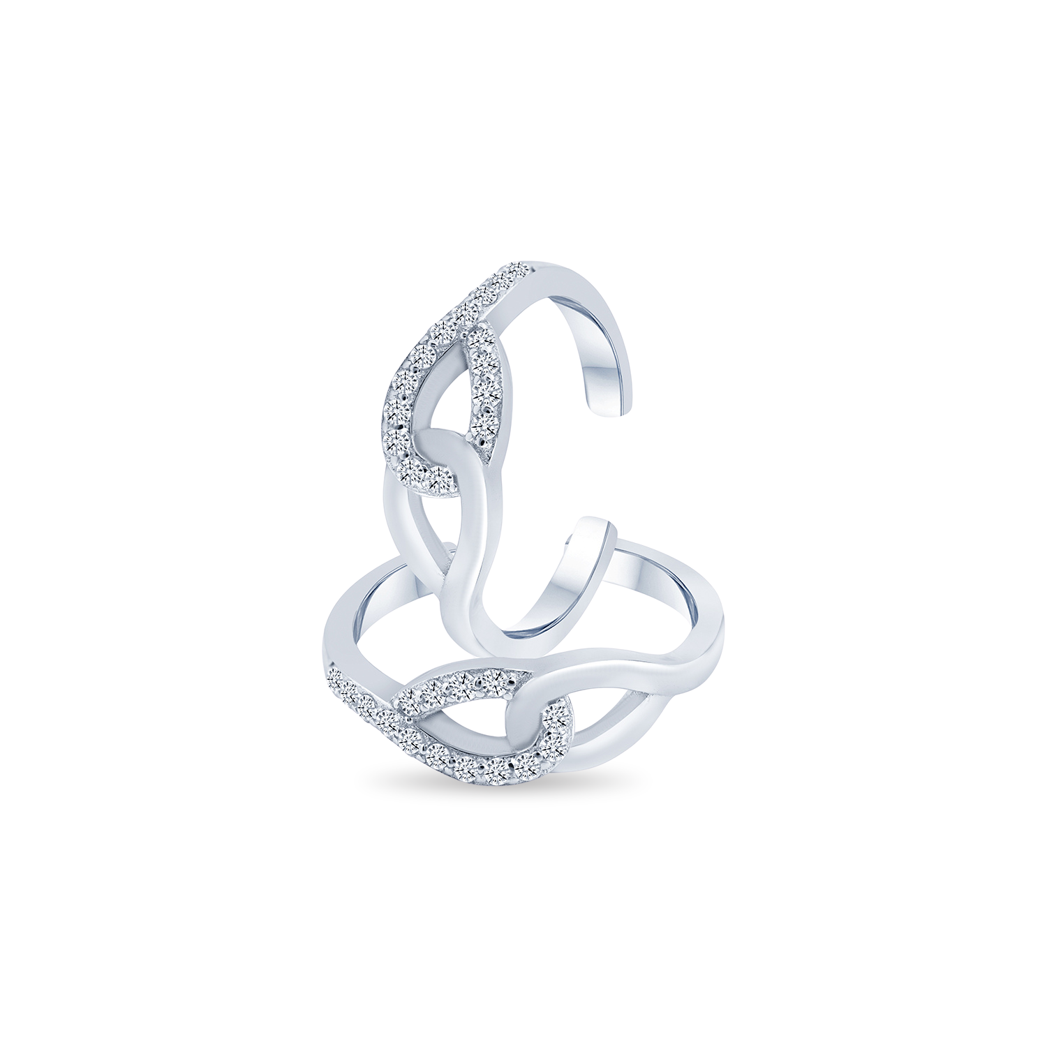 Adjustable Infinity Shape Toe Rings