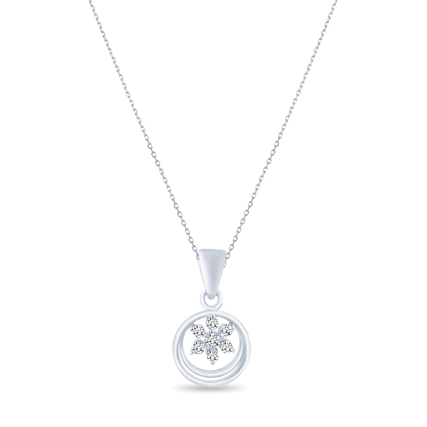 Floral Shape Chain Pendant