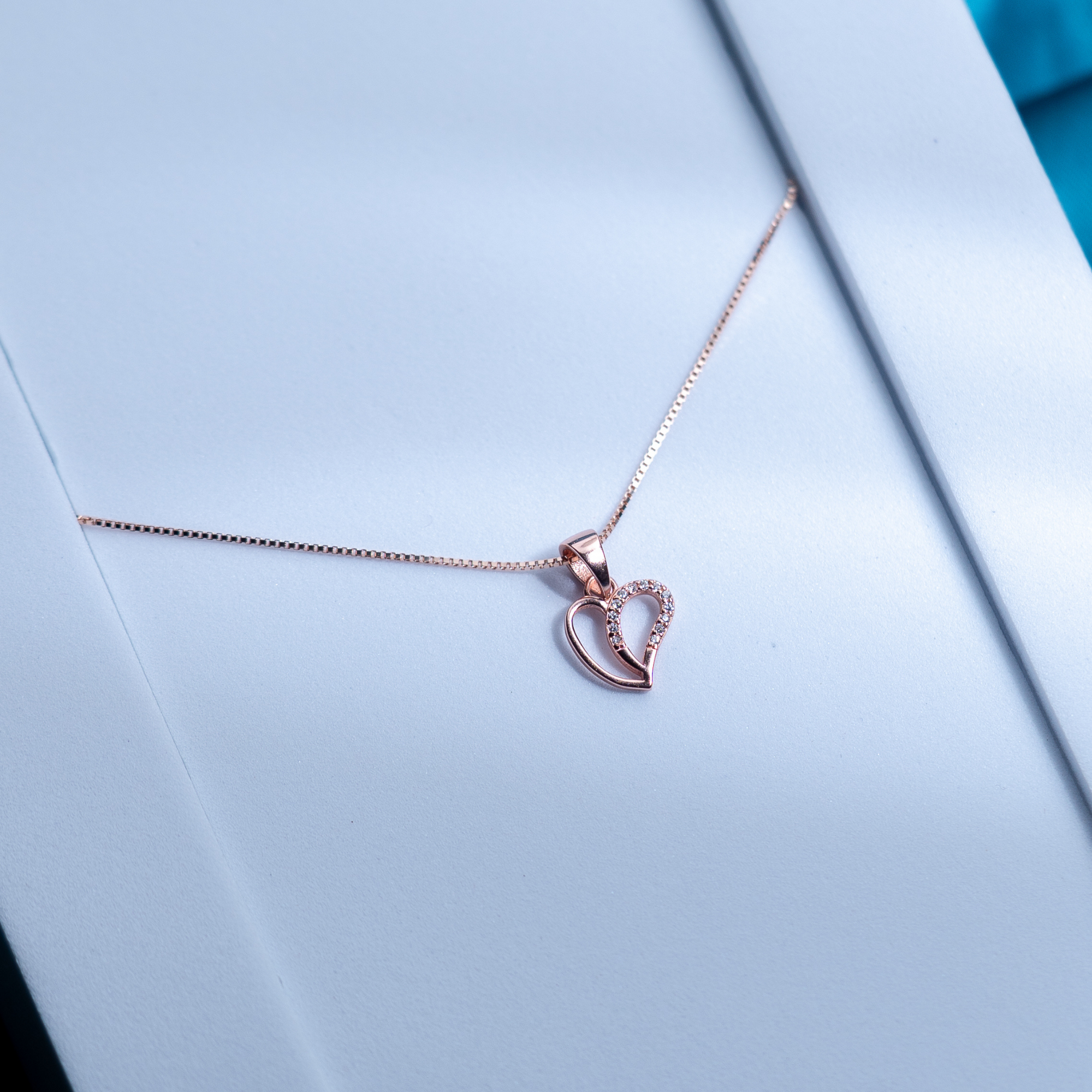 Sterling Silver Heart Pendant Chain