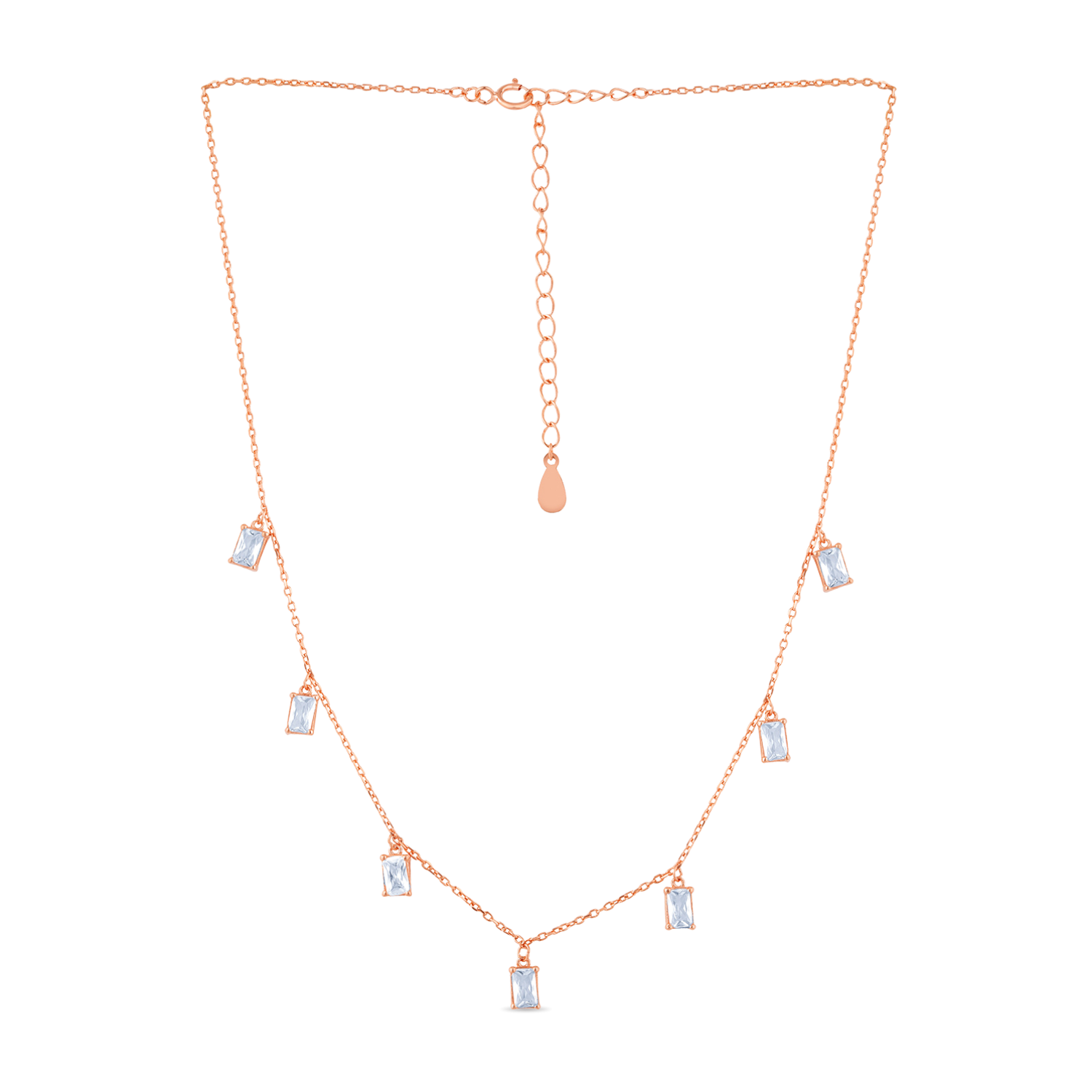 Tiny Cute Bar Drop Dangling Necklaces