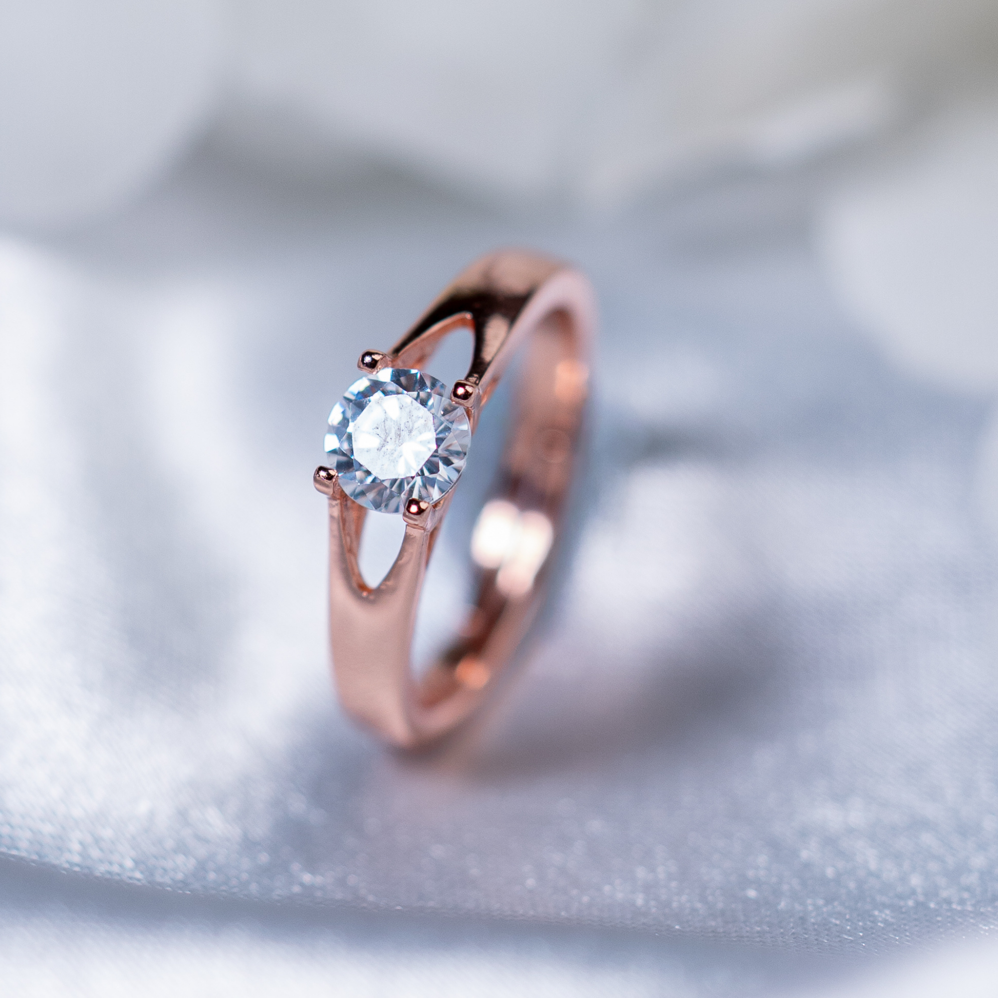 Shining Aura Sterling Silver Ring