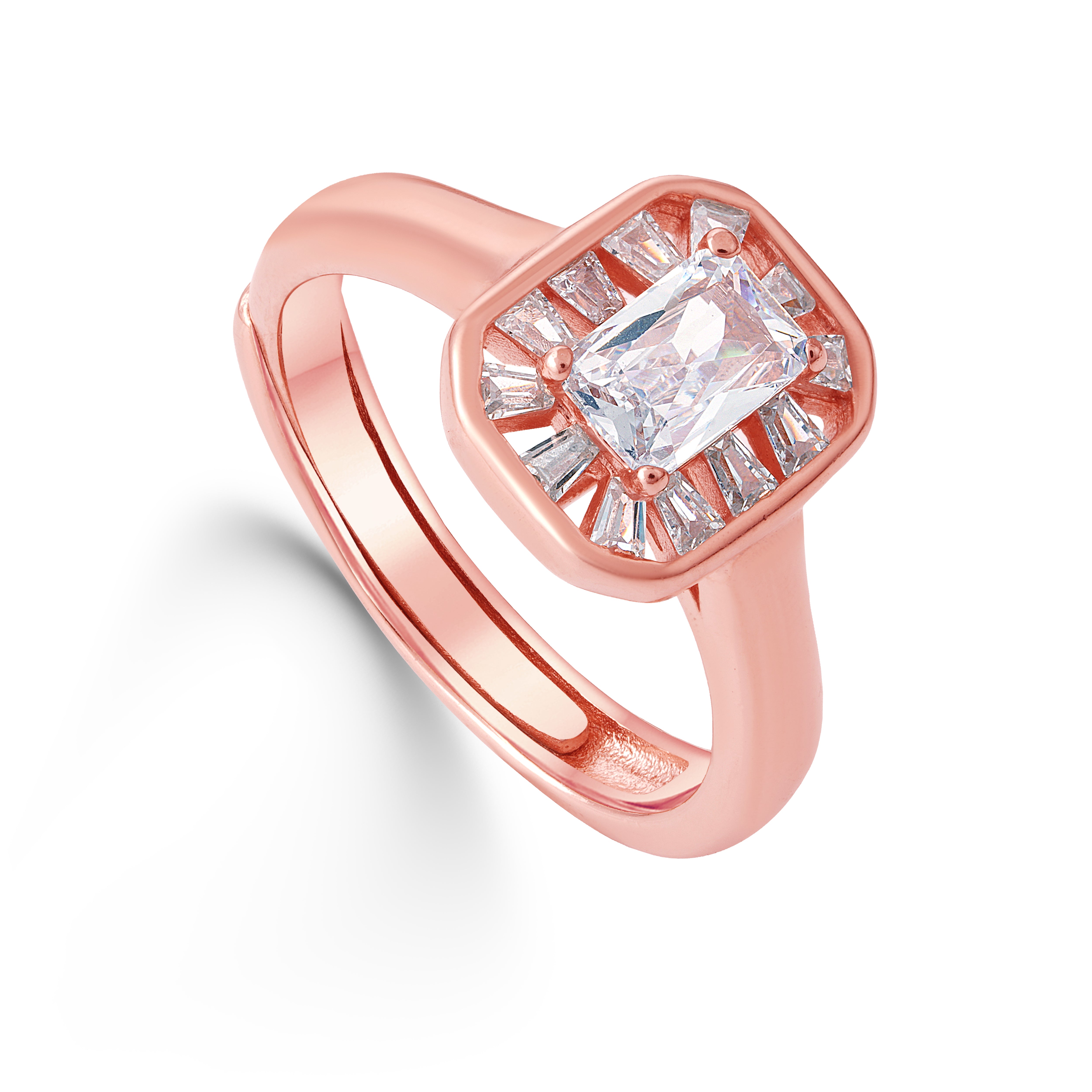 Elegant Crown Sterling Silver Ring