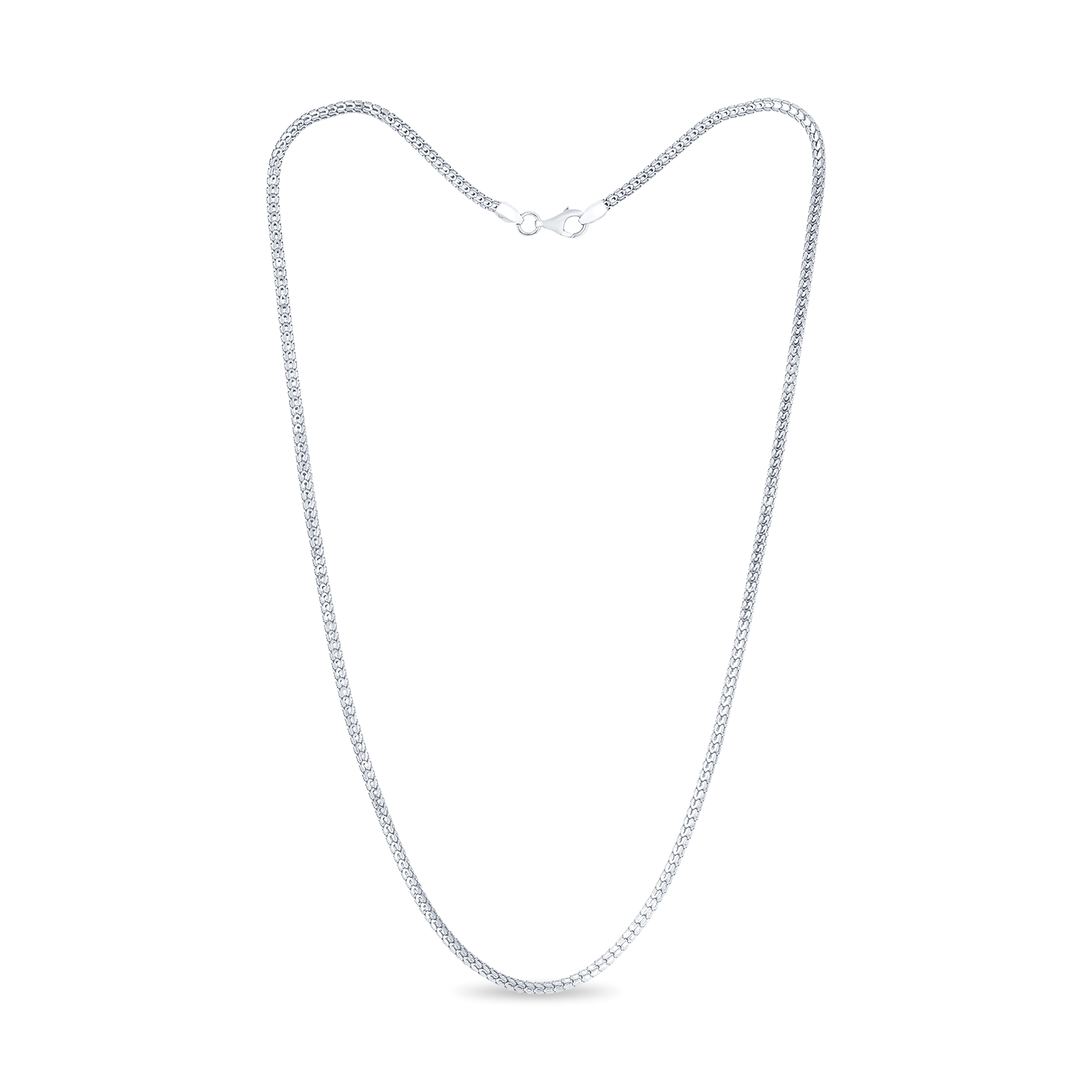 Mens Chain Rhodium 3