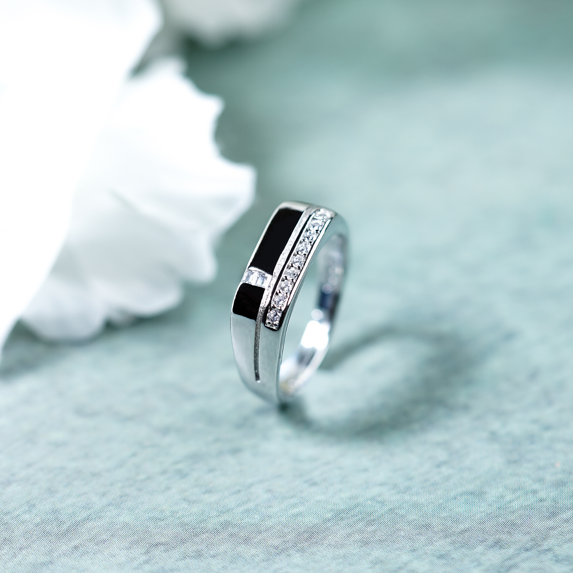 Power Edge Sterling Silver Ring